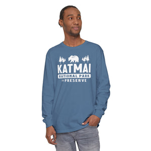 Katmai National Park Alaska Comfort Colors Unisex Long Sleeve T-Shirt