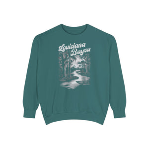 Louisiana Bayou Comfort Colors Unisex Sweatshirt