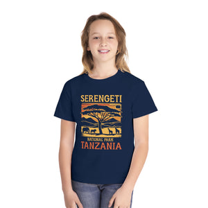 Serengeti Tanzania Comfort Colors Youth Kids T-Shirt