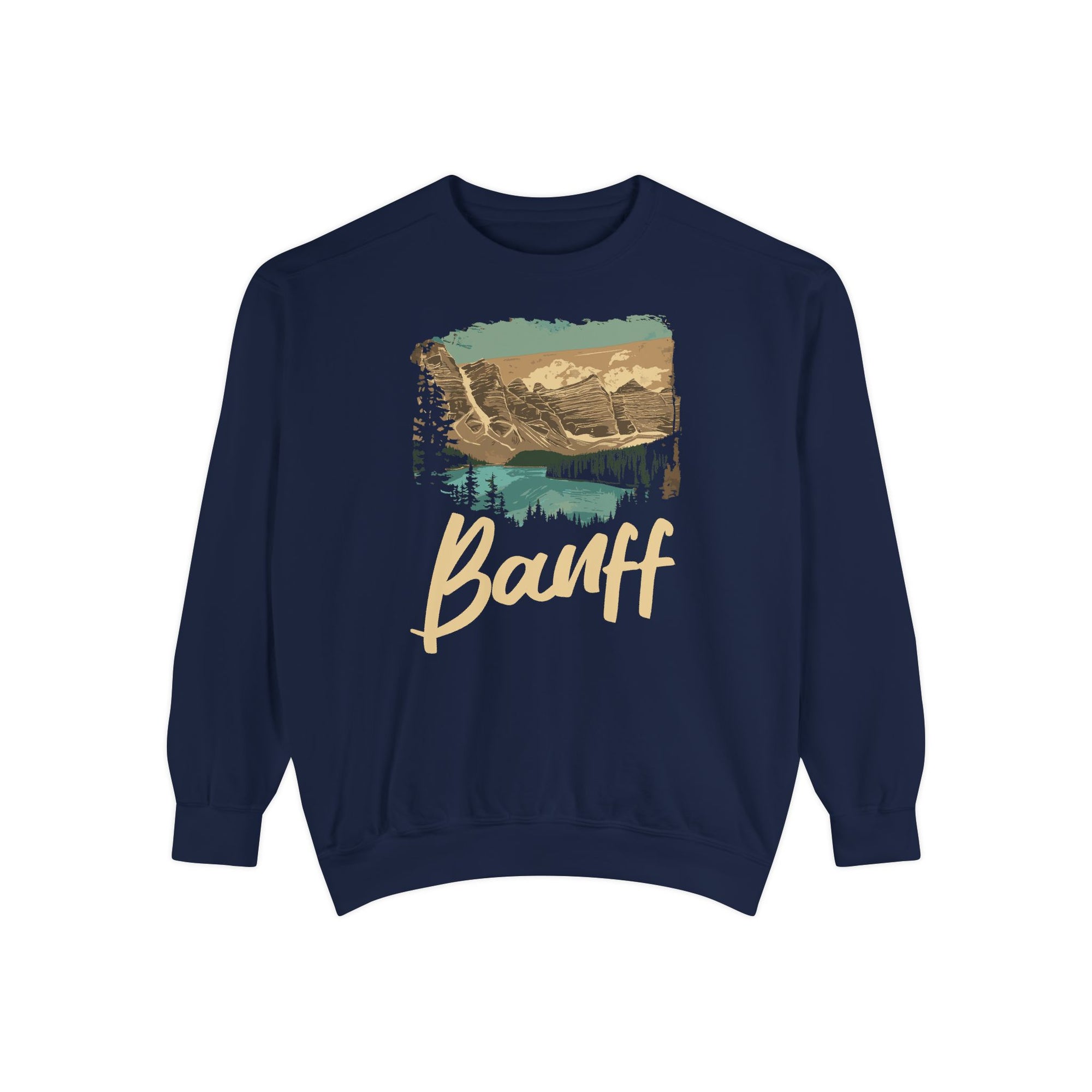 Banff National Park Alberta Comfort Colors Unisex Sweatshirt