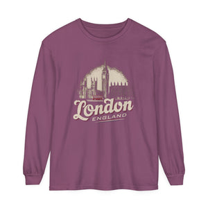 London United Kingdom Comfort Colors Unisex Long Sleeve T-Shirt