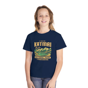 Katmai National Park Alaska Comfort Colors Youth Kids T-Shirt