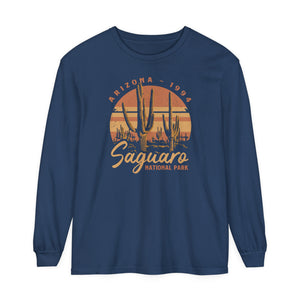 Saguaro National Park Arizona Comfort Colors Unisex Long Sleeve T-Shirt