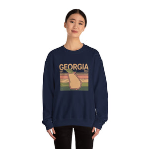 Georgia Peach Gildan Unisex Crewneck Sweatshirt