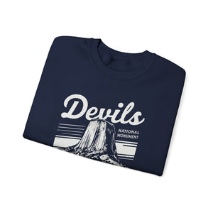 Devils Tower Wyoming Gildan Unisex Crewneck Sweatshirt