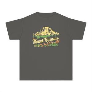 Mount Rainier Washington Comfort Colors Youth Kids T-Shirt