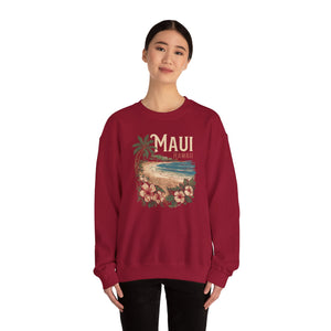 Maui Hawaii Gildan Unisex Crewneck Sweatshirt