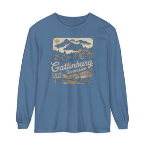 Gatlinburg Tennessee Great Smoky Mountains Comfort Colors Unisex Long Sleeve T-Shirt