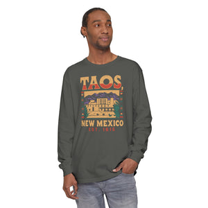 Taos New Mexico Comfort Colors Unisex Long Sleeve T-Shirt