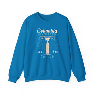 Columbia River Gorge Oregon Washington Gildan Unisex Crewneck Sweatshirt