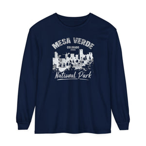 Mesa Verde National Park Colorado Comfort Colors Unisex Long Sleeve T-Shirt