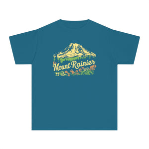 Mount Rainier Washington Comfort Colors Youth Kids T-Shirt