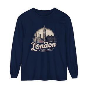 London United Kingdom Comfort Colors Unisex Long Sleeve T-Shirt