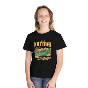 Katmai National Park Alaska Comfort Colors Youth Kids T-Shirt