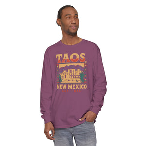 Taos New Mexico Comfort Colors Unisex Long Sleeve T-Shirt
