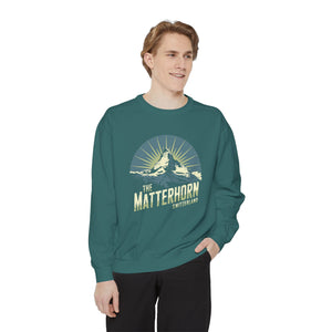 Matterhorn Switzerland Comfort Colors Unisex Sweatshirt