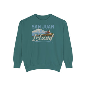 San Juan Island Washington Comfort Colors Unisex Sweatshirt