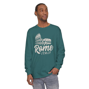 Rome Italy Comfort Colors Unisex Long Sleeve T-Shirt