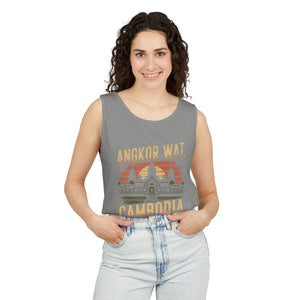 Angkor Wat Cambodia Comfort Colors Tank Top