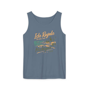 Isle Royale National Park Michigan Comfort Colors Tank Top