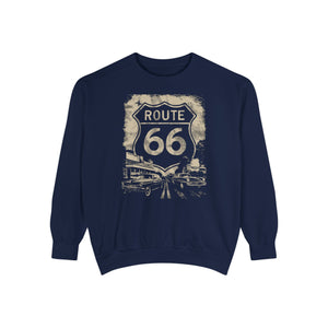 Route 66 USA Comfort Colors Unisex Sweatshirt