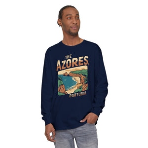 The Azores Portugal Comfort Colors Unisex Long Sleeve T-Shirt