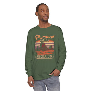 Monument Valley Arizona Utah Comfort Colors Unisex Long Sleeve T-Shirt