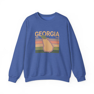 Georgia Peach Gildan Unisex Crewneck Sweatshirt