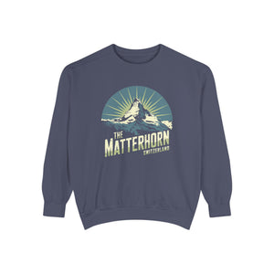 Matterhorn Switzerland Comfort Colors Unisex Sweatshirt