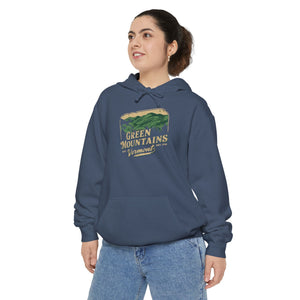Green Mountains Vermont Comfort Colors Unisex Hoodie