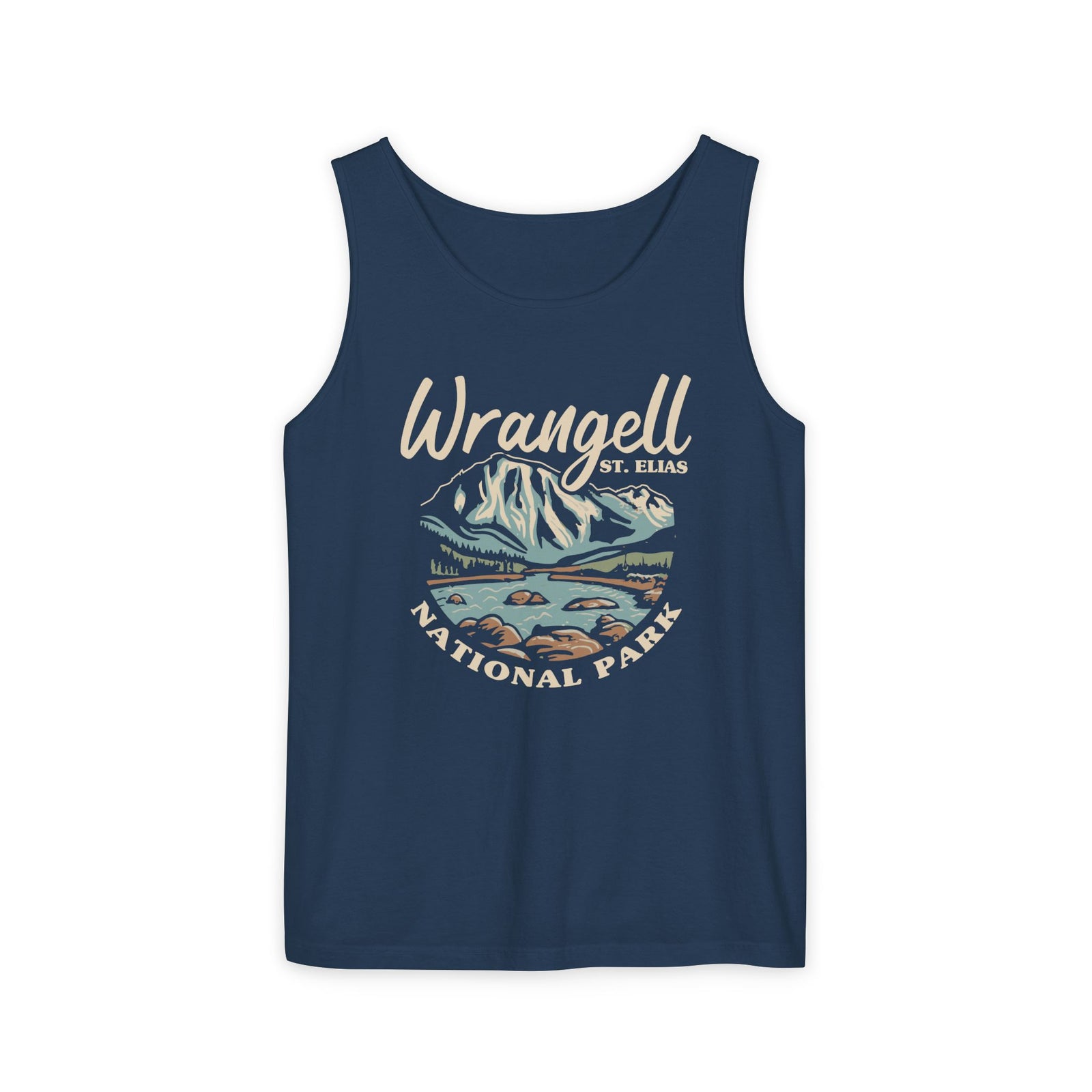 Wrangell-St. Elias National Park Alaska Comfort Colors Tank Top