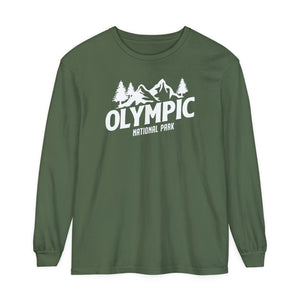 Olympic National Park Washington Comfort Colors Unisex Long Sleeve T-Shirt