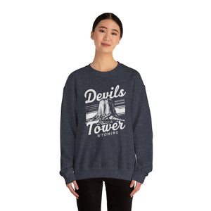 Devils Tower Wyoming Gildan Unisex Crewneck Sweatshirt