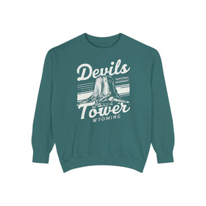 Devils Tower Wyoming Comfort Colors Unisex Sweatshirt