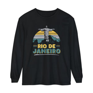 Rio de Janeiro Brazil Comfort Colors Unisex Long Sleeve T-Shirt