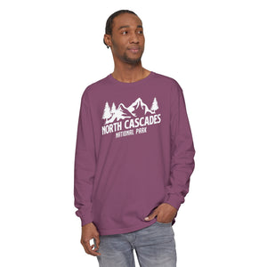 North Cascades National Park Washington Comfort Colors Unisex Long Sleeve T-Shirt