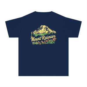 Mount Rainier Washington Comfort Colors Youth Kids T-Shirt