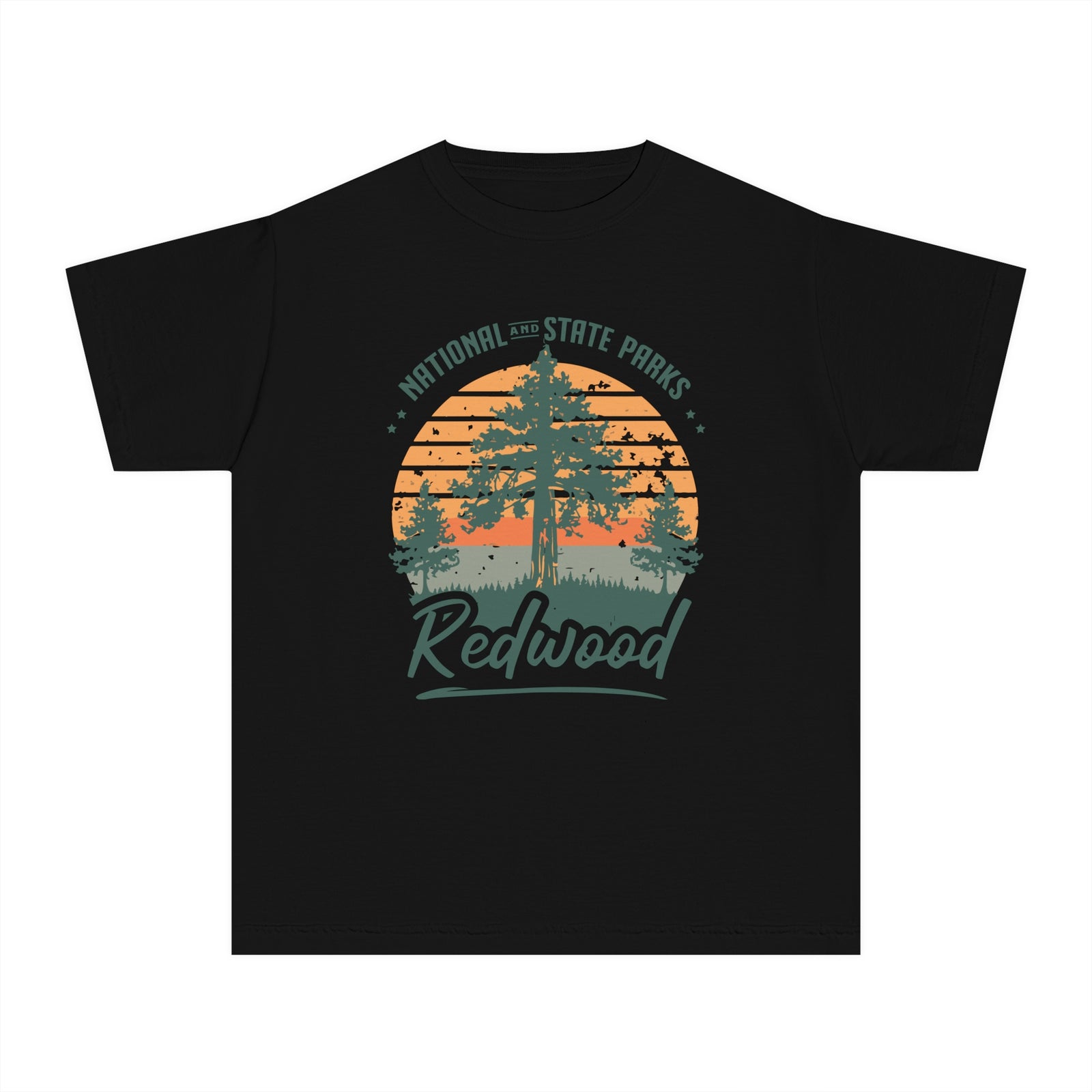 Redwood National Park California Comfort Colors Youth Kids T-Shirt