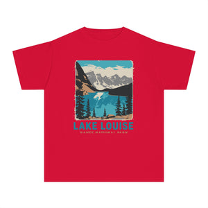 Lake Louise Banff National Park Alberta Comfort Colors Youth Kids T-Shirt