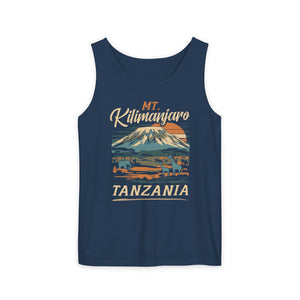 Mount Kilimanjaro Tanzania Comfort Colors Tank Top
