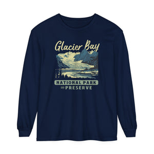 Glacier Bay National Park Alaska Comfort Colors Unisex Long Sleeve T-Shirt