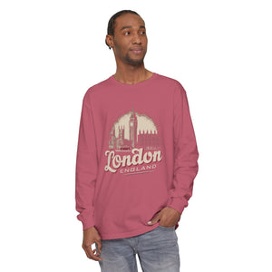 London United Kingdom Comfort Colors Unisex Long Sleeve T-Shirt
