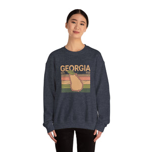 Georgia Peach Gildan Unisex Crewneck Sweatshirt