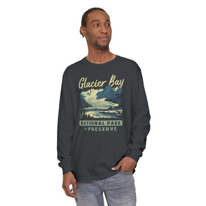 Glacier Bay National Park Alaska Comfort Colors Unisex Long Sleeve T-Shirt