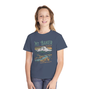 Mount Baker Washington Comfort Colors Youth Kids T-Shirt