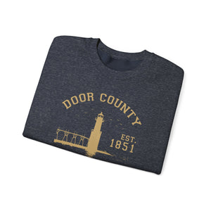 Door County Wisconsin Gildan Unisex Crewneck Sweatshirt