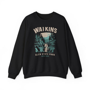 Watkins Glen State Park New York Gildan Unisex Crewneck Sweatshirt