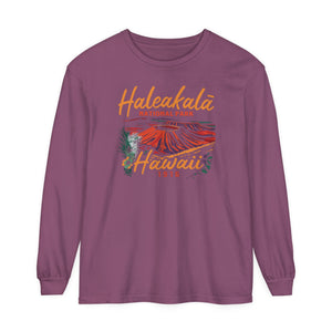 Haleakalā National Park Hawaii Comfort Colors Unisex Long Sleeve T-Shirt
