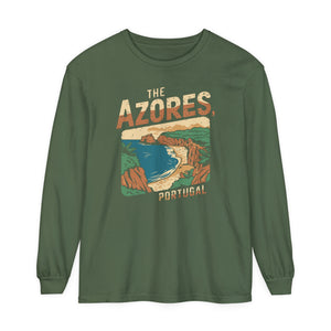 The Azores Portugal Comfort Colors Unisex Long Sleeve T-Shirt