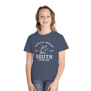 Myrtle Beach South Carolina Comfort Colors Youth Kids T-Shirt